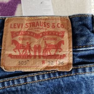 Young mens Levi 505 jeans